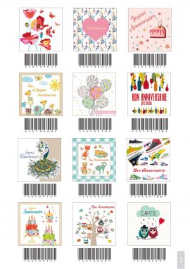 CONCEPT 48×6 CARNETS DOUBLES FOR’EVER + PRESENTOIR + FRONTON – COMPENSATION 40 CARNETS