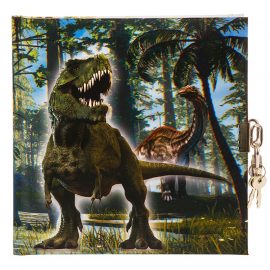 CARNET INTIME TURNOWSKY 96 PAGES – 16,5 x 16,5 cm – DINOSAURES