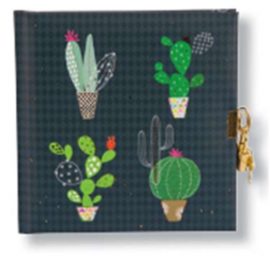 CARNET INTIME TURNOWSKY 96 PAGES – 16,5 x 16,5 cm – CACTUS COLLECTION