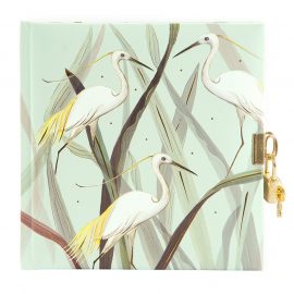 CARNET INTIME TURNOWSKY 96 PAGES – 16,5 x 16,5 cm – WILD LIFE HERON