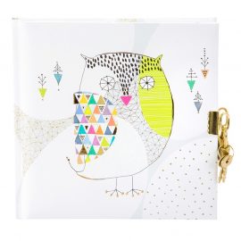 CARNET INTIME TURNOWSKY 96 PAGES – 16,5 x 16,5 cm – MOSAIC OWL