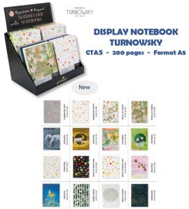 DISPLAY 16 CAHIERS NOTEBOOKS CT A5 assortis 200 pages