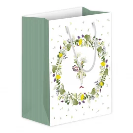 SAC CADEAU – 18 x 23 x 10 cm – HERBES AROMATIQUES