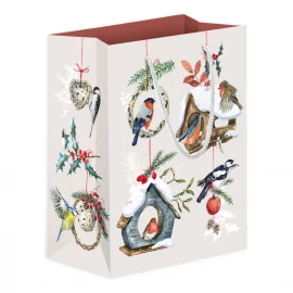 SAC CADEAU MOYEN FORMAT – 18 x 23 x 10 cm – COLLECTION OISEAUX