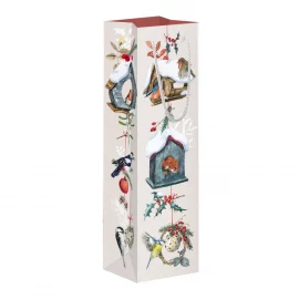 SAC CADEAU BOUTEILLE – 11 x 38 x 10 cm – COLLECTION OISEAUX
