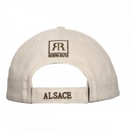 CASQUETTE LOGO ROND ALSACE CIGOGNE BEIGE