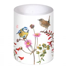 PETITE BOUGIE LANTERNE – H.7,2 cm, Ø 7,5 cm – Durée de combustion : 35 heures