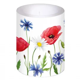 PETITE BOUGIE LANTERNE – H.7,2 cm, Ø 7,5 cm – Durée de combustion : 35 heures