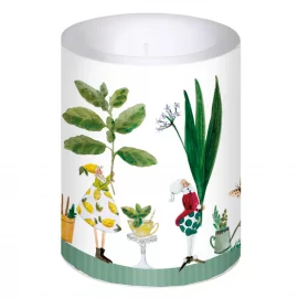 PETITE BOUGIE LANTERNE – H.7,2 cm, Ø 7,5 cm – Durée de combustion : 35 heures