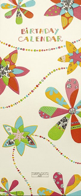 CALENDRIER PERPETUEL TURNOWSKY 15 x 38 cm