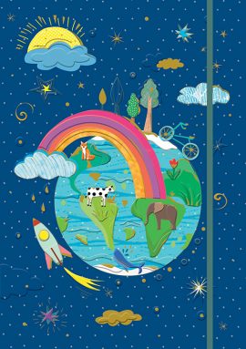 CAHIER A5 NOTEBOOK TURNOWSKY 17 x 22 cm avec élastique