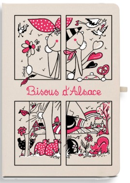 CARNET A5 ALSACE LEZARDS DU COEUR