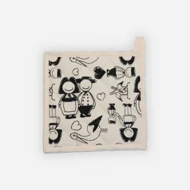 MANIQUE DE CUISINE CARRE BLANC Jeannala & Seppala