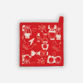 MANIQUE DE CUISINE CARRE ROUGE Jeannala & Seppala