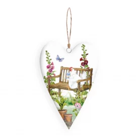 SUSPENSION COEUR METAL – 10,00 × 5,00 × 1,00 cm