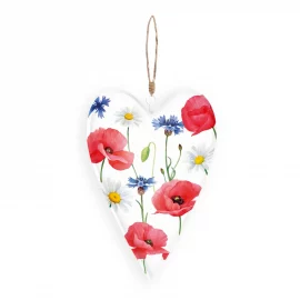 SUSPENSION COEUR METAL – 10,00 × 5,00 × 1,00 cm