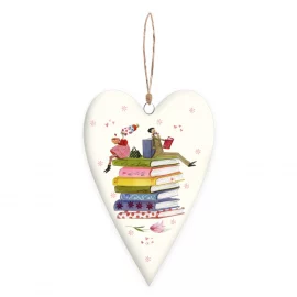 SUSPENSION COEUR METAL – 10,00 × 5,00 × 1,00 cm