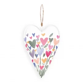 SUSPENSION COEUR METAL – 10,00 × 5,00 × 1,00 cm