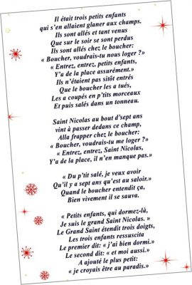 CARNET SAINT NICOLAS