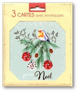 MIGNONNETTE JOYEUX NOËL x 3