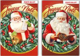 CARNET JOYEUX NOËL PORTE-BILLET