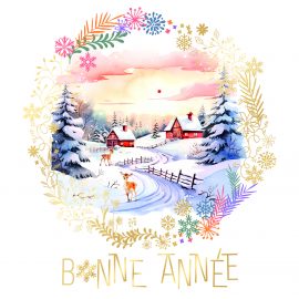 MIGNONNETTES FIN D’ANNEE x 3 + ENVELOPPES