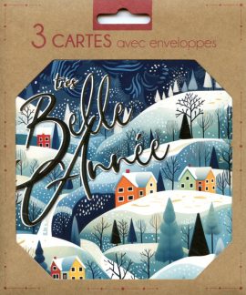 MIGNONNETTES FIN D’ANNEE x 3 + ENVELOPPES