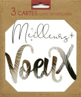 MIGNONNETTES FIN D’ANNEE x 3 + ENVELOPPES