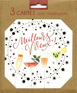MIGNONNETTES FIN D’ANNEE x 3 + ENVELOPPES