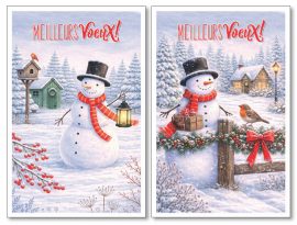 MIGNONNETTES FIN D’ANNEE x 5 + ENVELOPPES