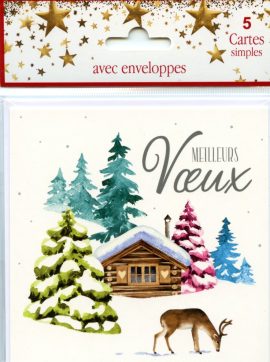 MIGNONNETTES FIN D’ANNEE x 5 + ENVELOPPES