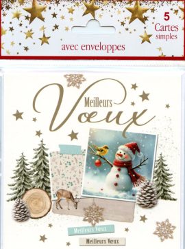 MIGNONNETTES FIN D’ANNEE x 5 + ENVELOPPES