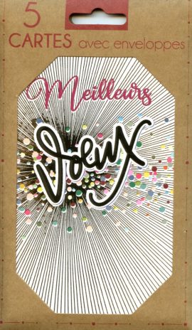 MIGNONNETTES FIN D’ANNEE x 5 + ENVELOPPES