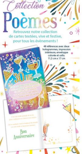 COLLECTION POEMES 48×6 carnets soit 288