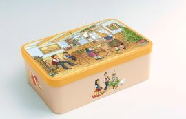 BOITE EN METAL 19x13x7 cm G. RATKOFF – NOËL