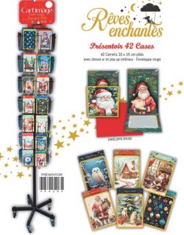 COLLECTION REVES ENCHANTES POP-UP + PRESENTOIR 42 CASES