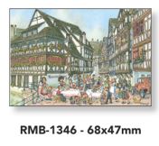 MAGNET BOIS l’Alsace de Georges RATKOFF – 68.0 x 47.0 mm