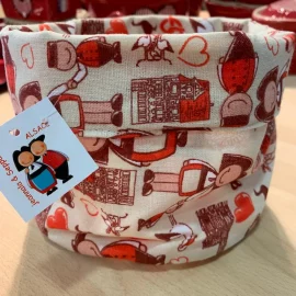 SAC A PAIN LIN 5 COULEURS IMPRIME Jeannala & Seppala