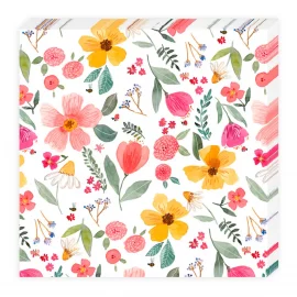 PAQUET DE 20 SERVIETTES COCKTAIL EN PAPIER – 25 x 25 cm – 3 plis – LUCKY VIBES