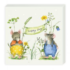 20 SERVIETTES COCKTAIL PAPIER 25×25 cm 3 PLIS