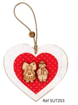 SUSPENSION PETIT SUJET EN BOIS créé et façonné en Alsace