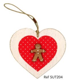 SUSPENSION PETIT SUJET EN BOIS créé et façonné en Alsace