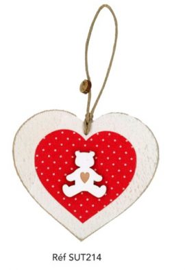 SUSPENSION PETIT SUJET EN BOIS créé et façonné en Alsace