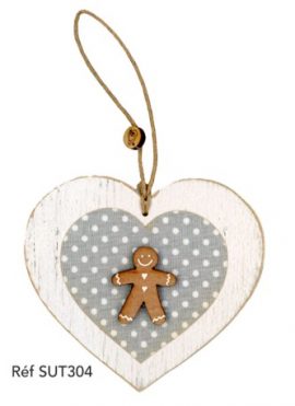 SUSPENSION PETIT SUJET EN BOIS créé et façonné en Alsace