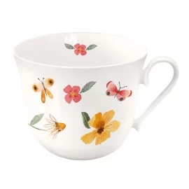 TASSE EN PORCELAINE – 400 ml – Ø 11,5 cm x H 8,5 cm – LUCKY VIBES