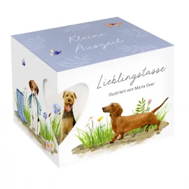 TASSE EN PORCELAINE – 400 ml – Ø 11,5 cm x H 8,5 cm – AMOUR DES CHIENS