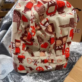 TOQUE ENFANT LIN IMPRIME 5 COULEURS Jeannala & Seppala