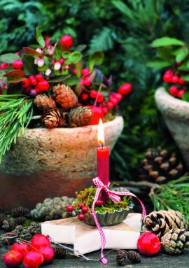 CARNET DOUBLE SANS TEXTE 12x17cm – FIN D’ANNEE + Enveloppe