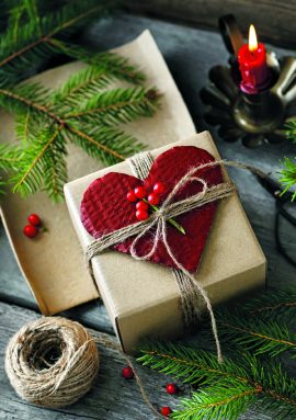 CARNET DOUBLE SANS TEXTE 12x17cm – FIN D’ANNEE + Enveloppe