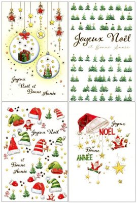 CARNET JOYEUX NOEL ET BONNE ANNEE